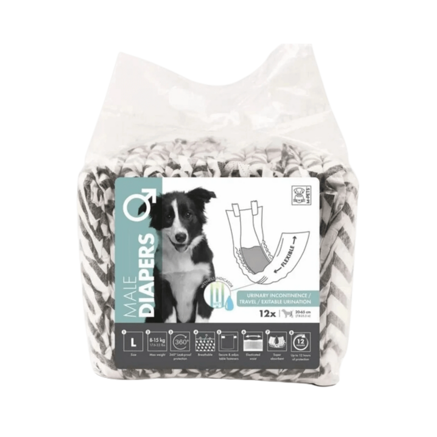 M-PETS DIAPERS MD (L) - Animeal