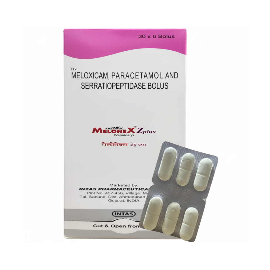 INTAS MELONEX Z PLUS BOLUS | 6bolus | UPTO 15% OFF - ANIMEAL