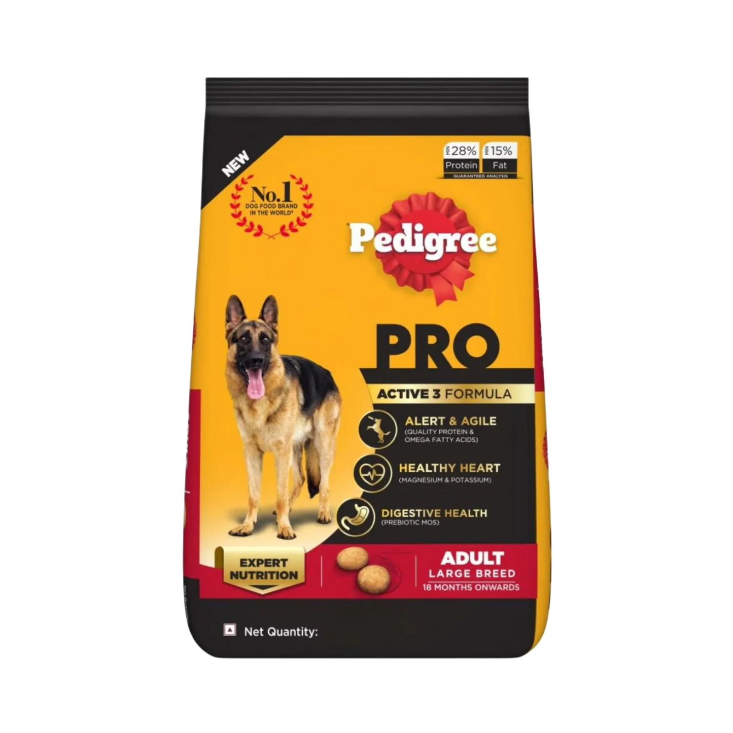 PEDIGREE PRO ADULT LARGE BREED DRY FOOD (L) - Animeal