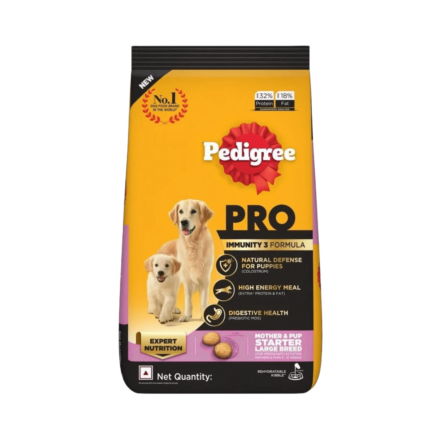 PEDIGREE PRO STARTER LARGE BREED DRY FOOD (L) - Animeal