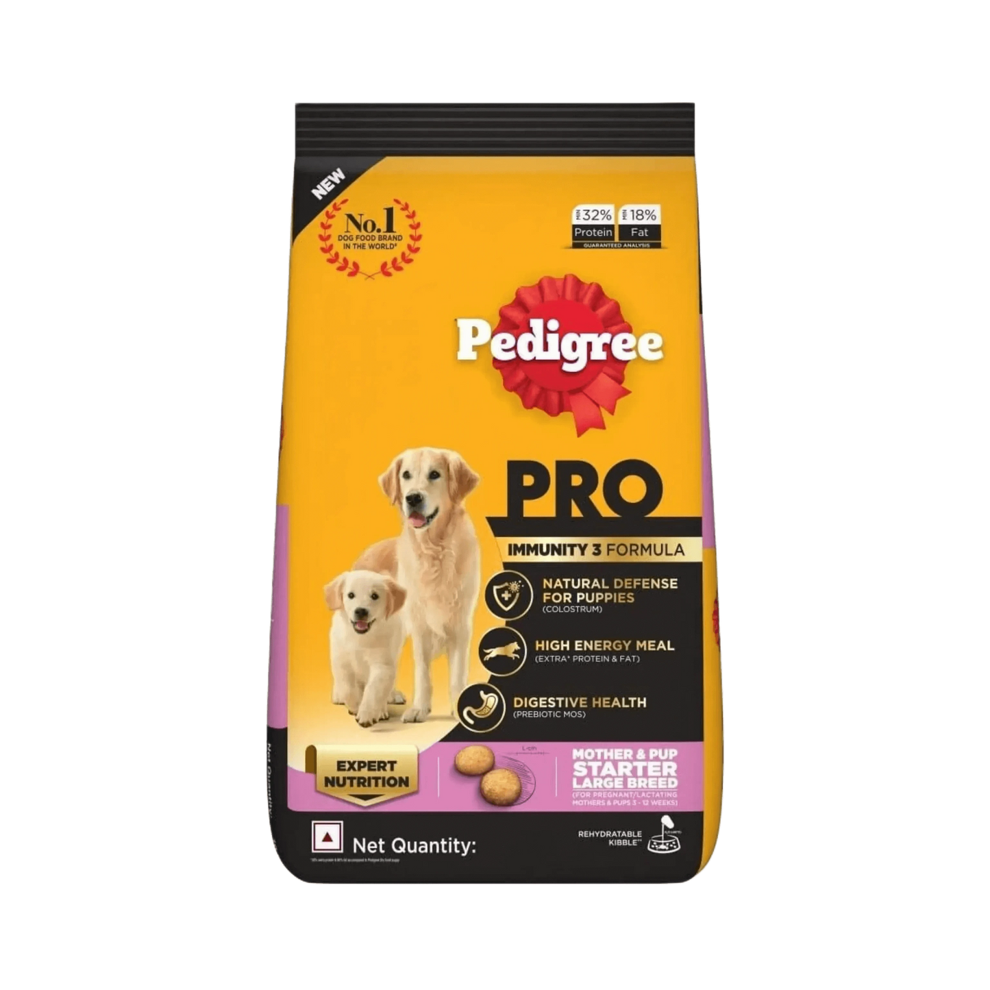 PEDIGREE PRO STARTER LARGE BREED DRY FOOD (M) - Animeal