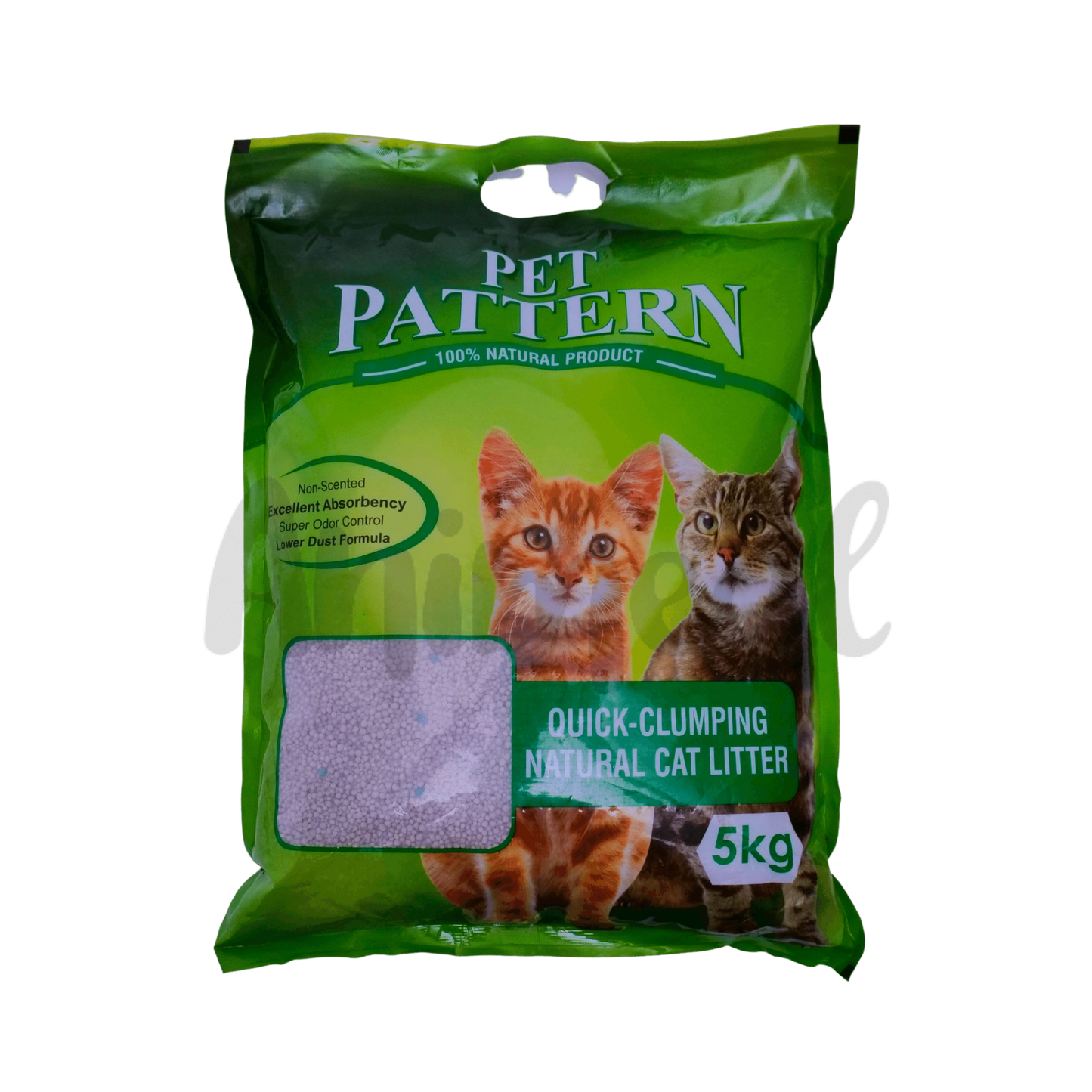 PET PATTERN GREEN CAT LITTER - Animeal