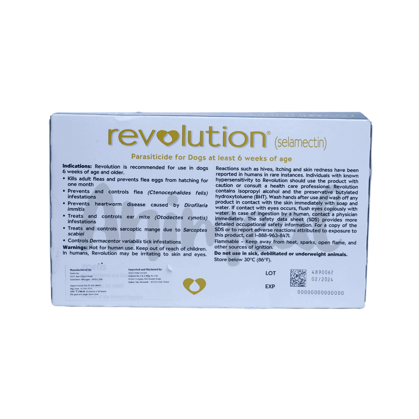 REVOLUTION (20-40KG) DOG SPOT ON - Animeal