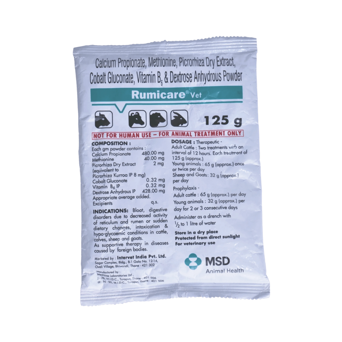 RUMICARE VET POWDER SMALL - Animeal