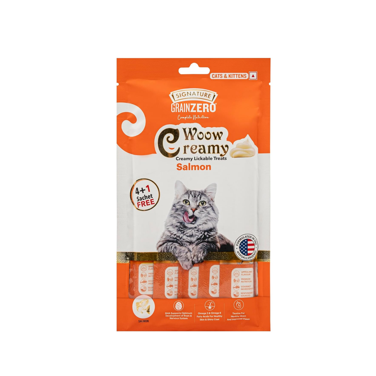 SIGNATURE GRAIN ZERO CREAMY TREAT SALMON (S) - Animeal