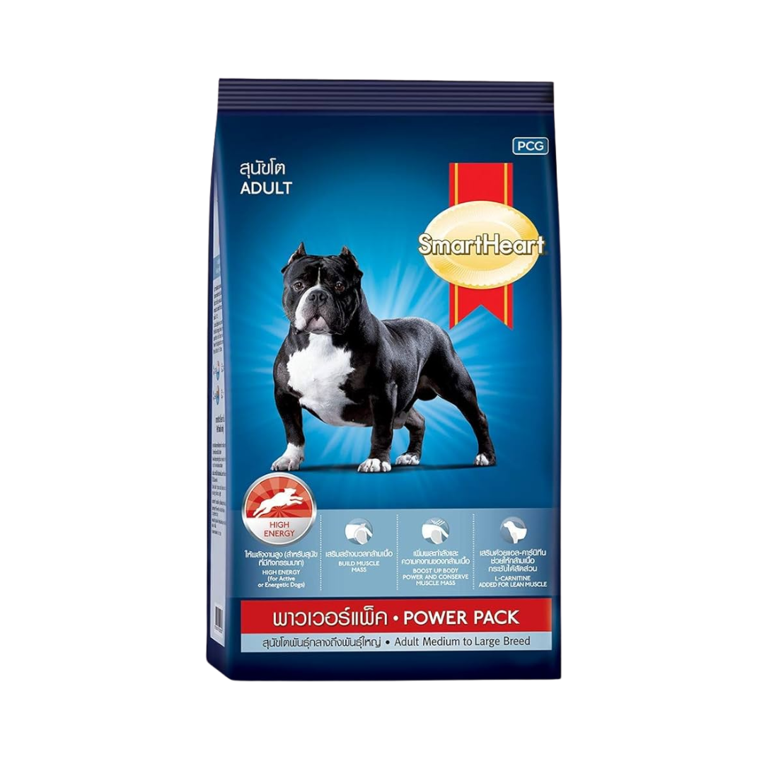 SMART HEART POWER PACK ADULT DRY FOOD (M) - Animeal