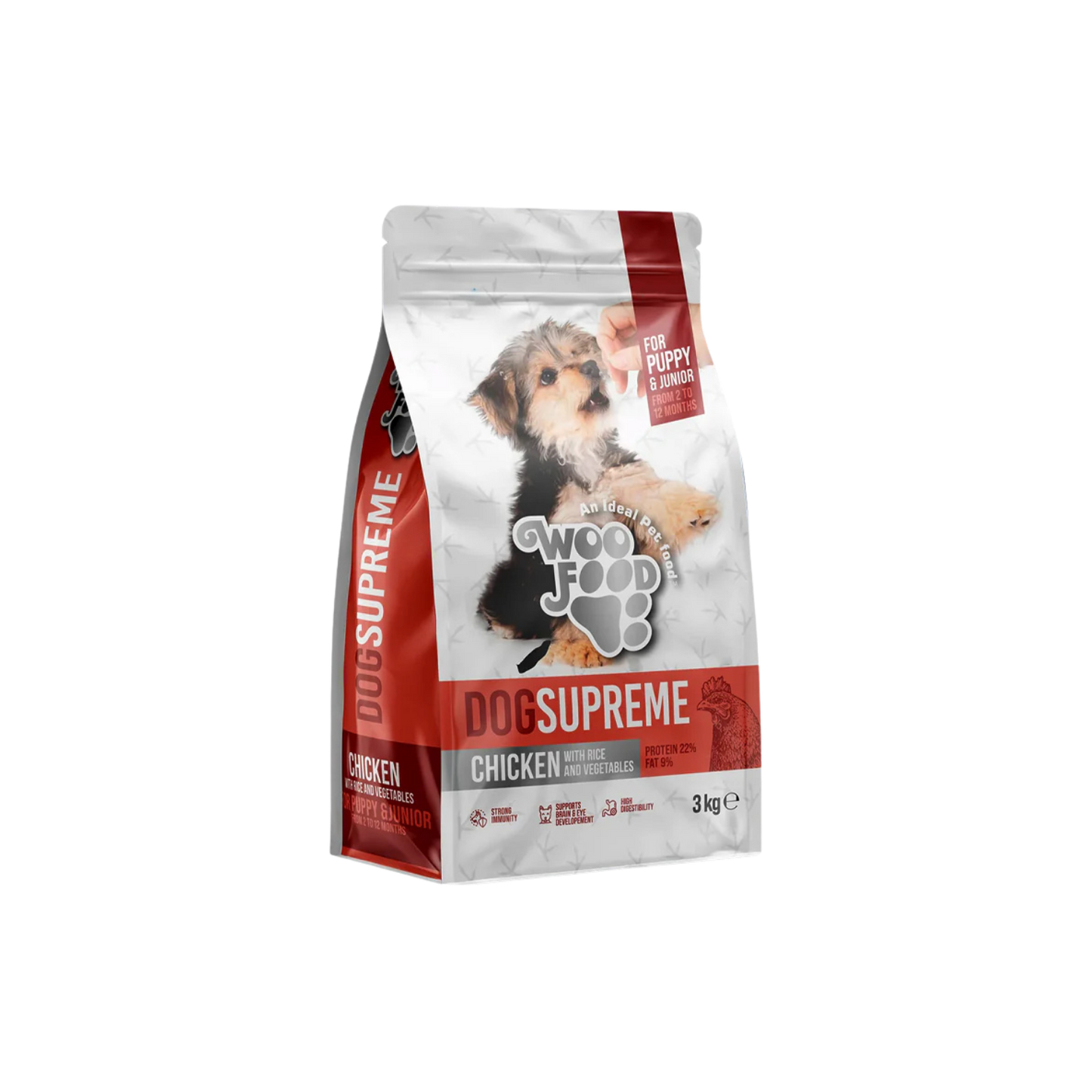 SUPREME PUPPY CHICKEN DOG DRY FOOD - Animeal