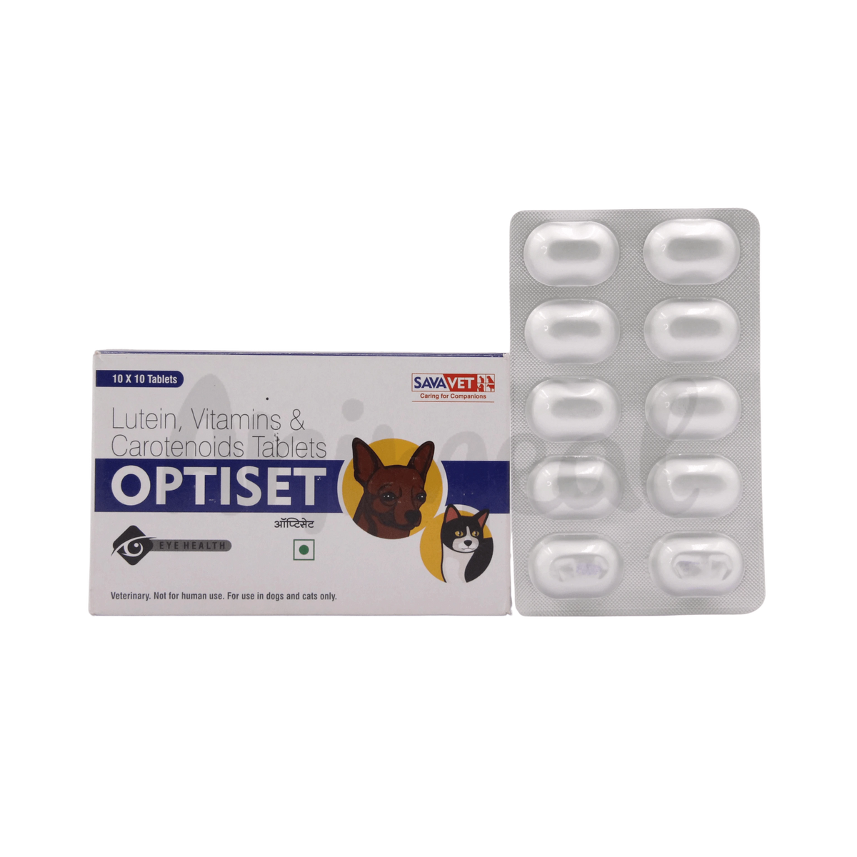 Sava Vet Optiset Tablet for Dogs and Cats, 10 Tablets - Animeal