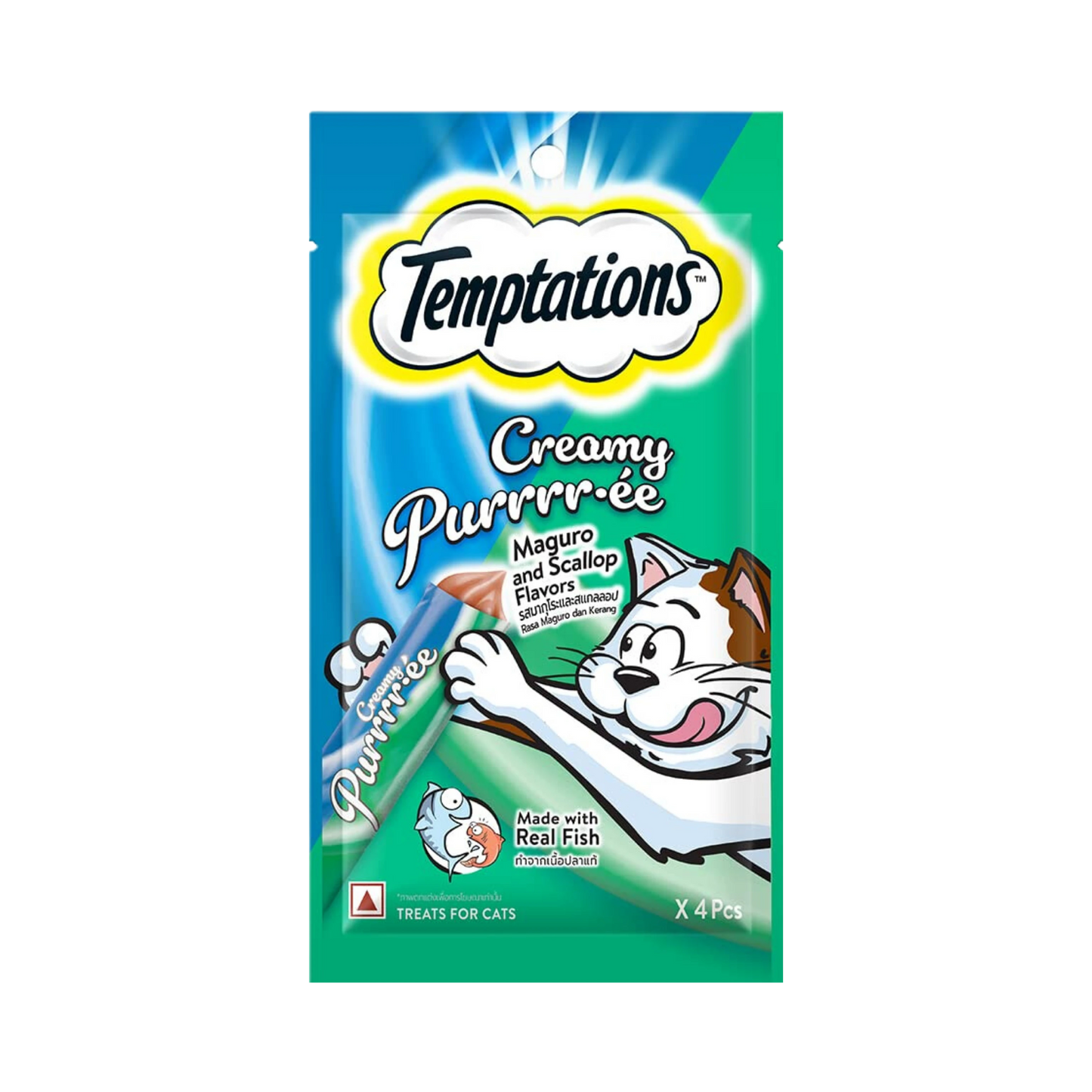 TEMPTATIONS MAGURO & SCALLOP CREAMY TREAT - Animeal