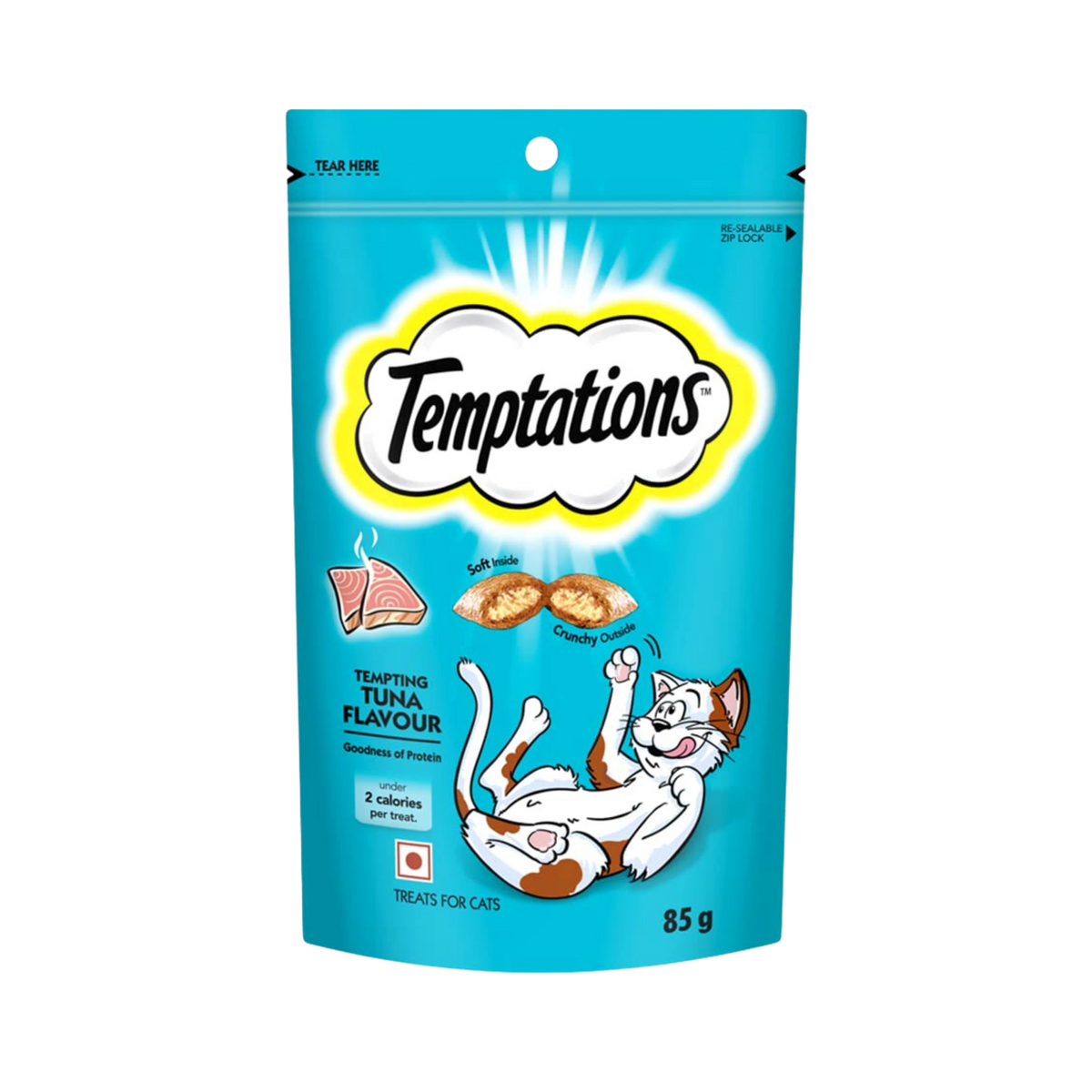 TEMPTATIONS TUNA CAT CRUNCHY TREAT - Animeal