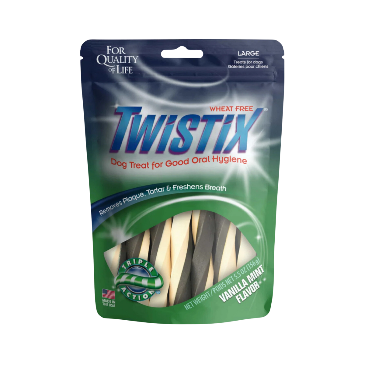 TWISTIX VANILLA MINT LARGE - Animeal