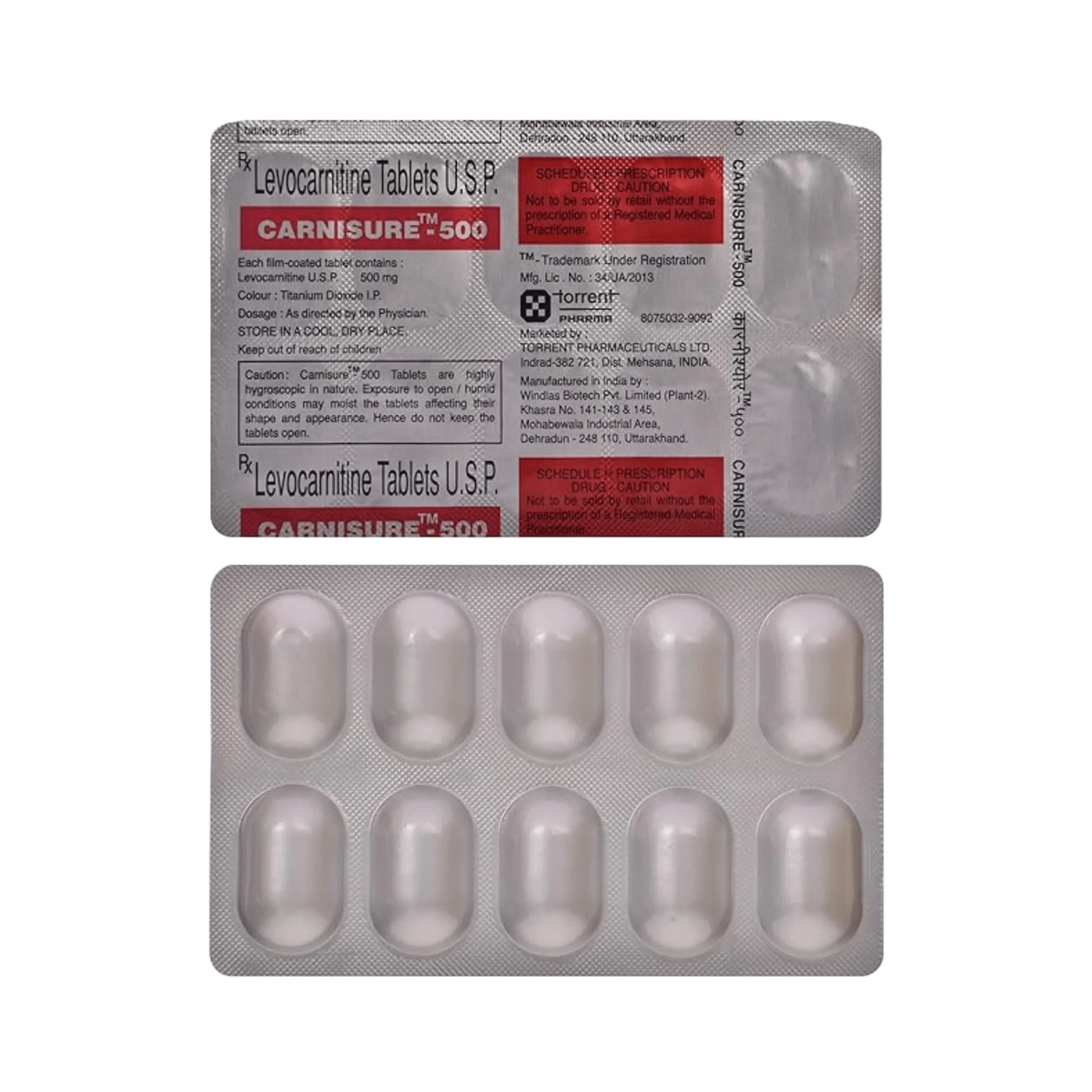 Torrent Carnisure-500 Tablet for Dogs and Cats, 10 Tablets - Animeal