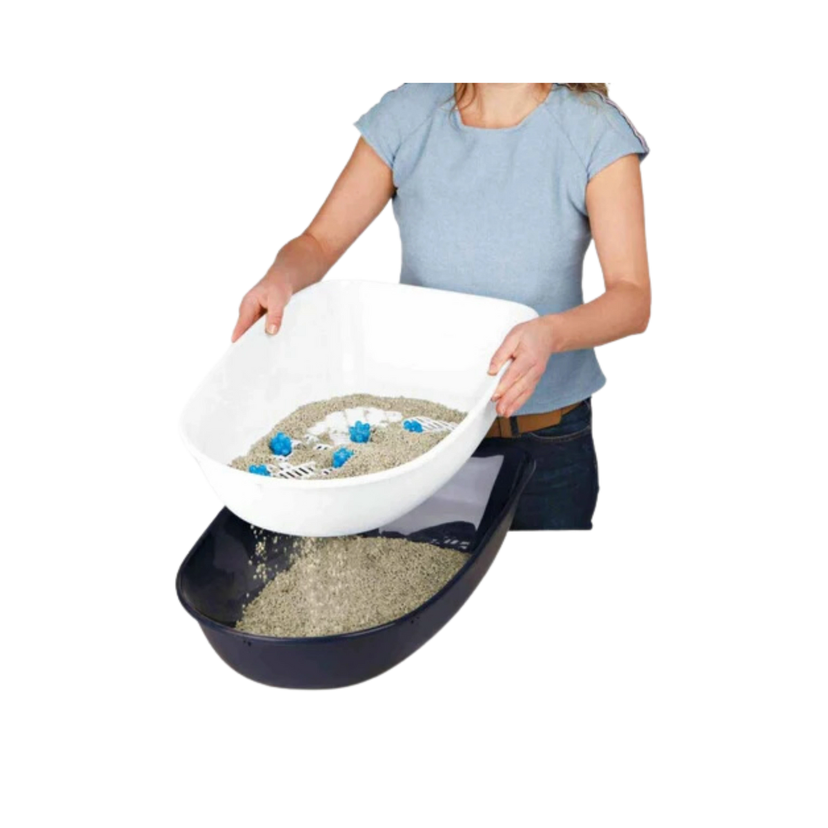 Trixie Betro Top Litter Tray Threepart with Separating System for Cats - Animeal