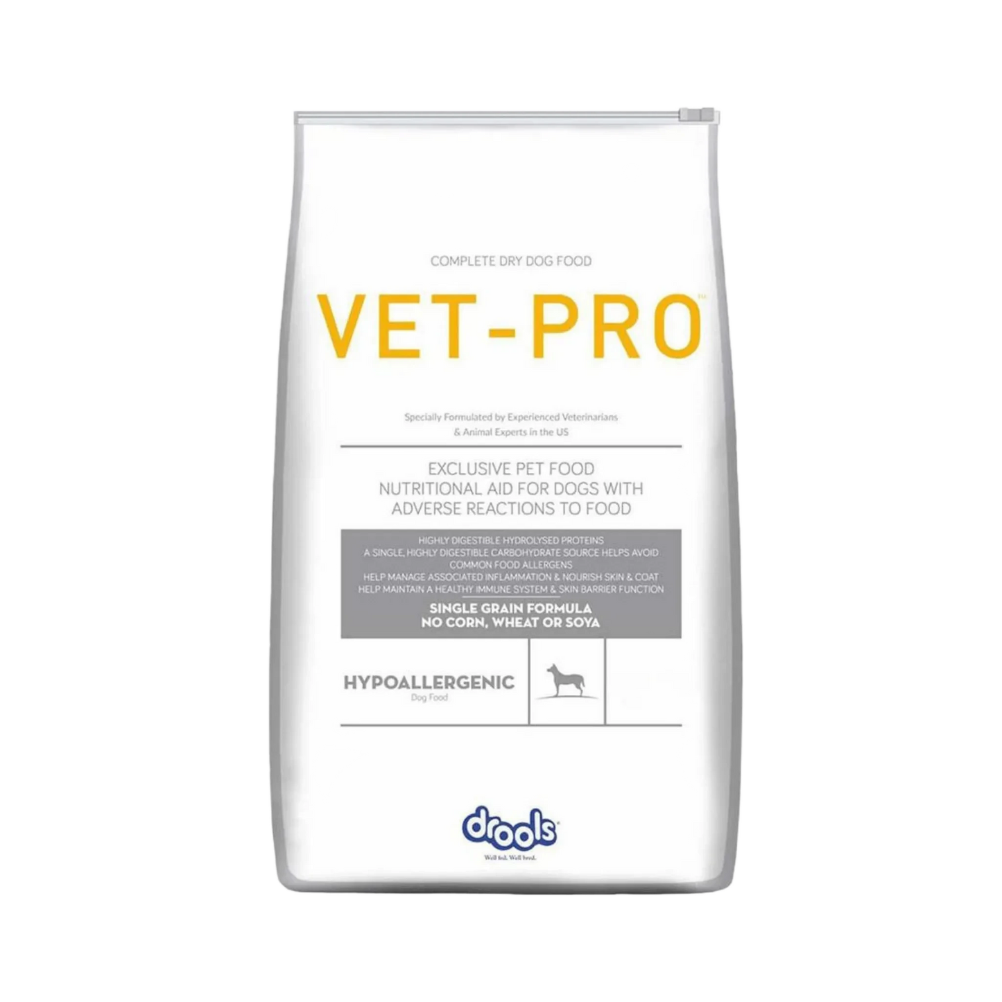 VET PRO HYPOALLERGENIC DRY FOOD (S) - Animeal