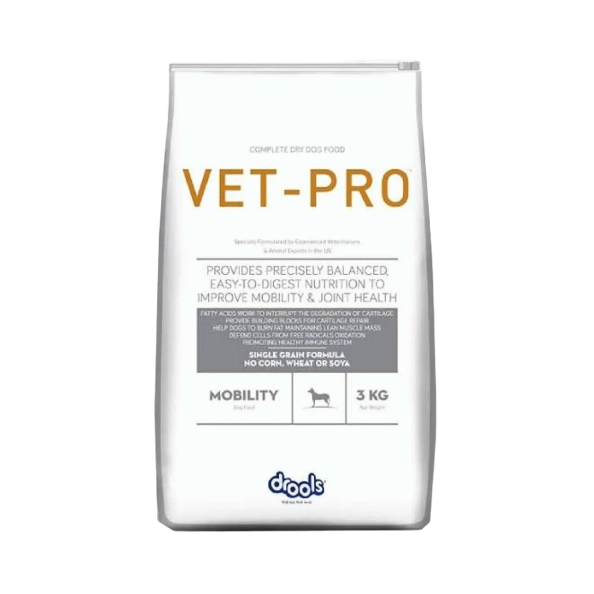 Vet Pro Mobility Dry Dog Food, 3kg - Animeal