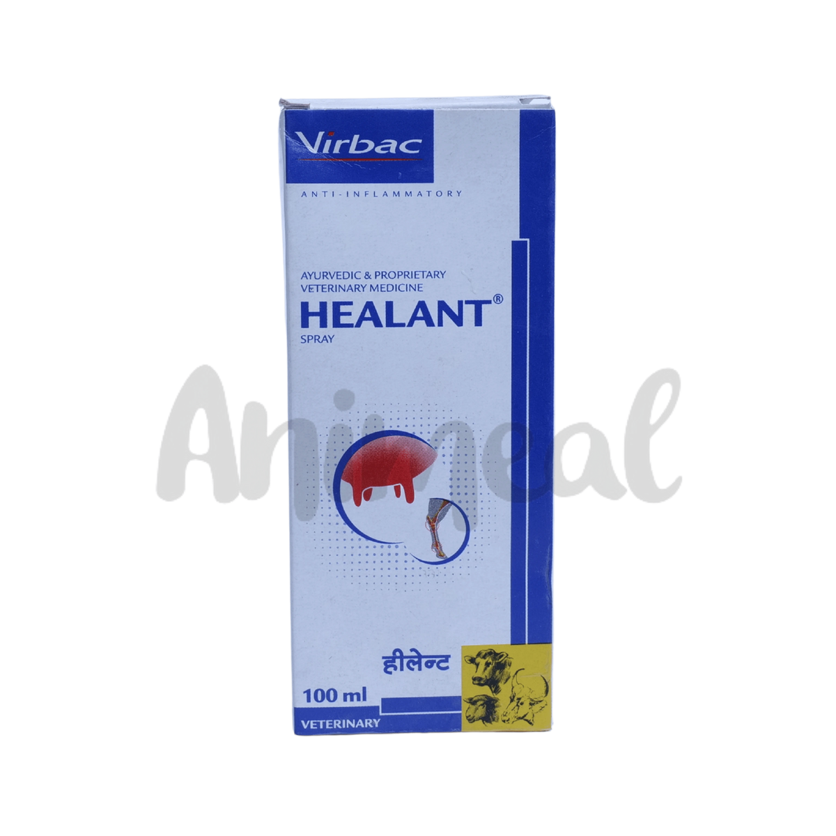 Virbac Healant Herbal Wound Spray, 100ml - Animeal
