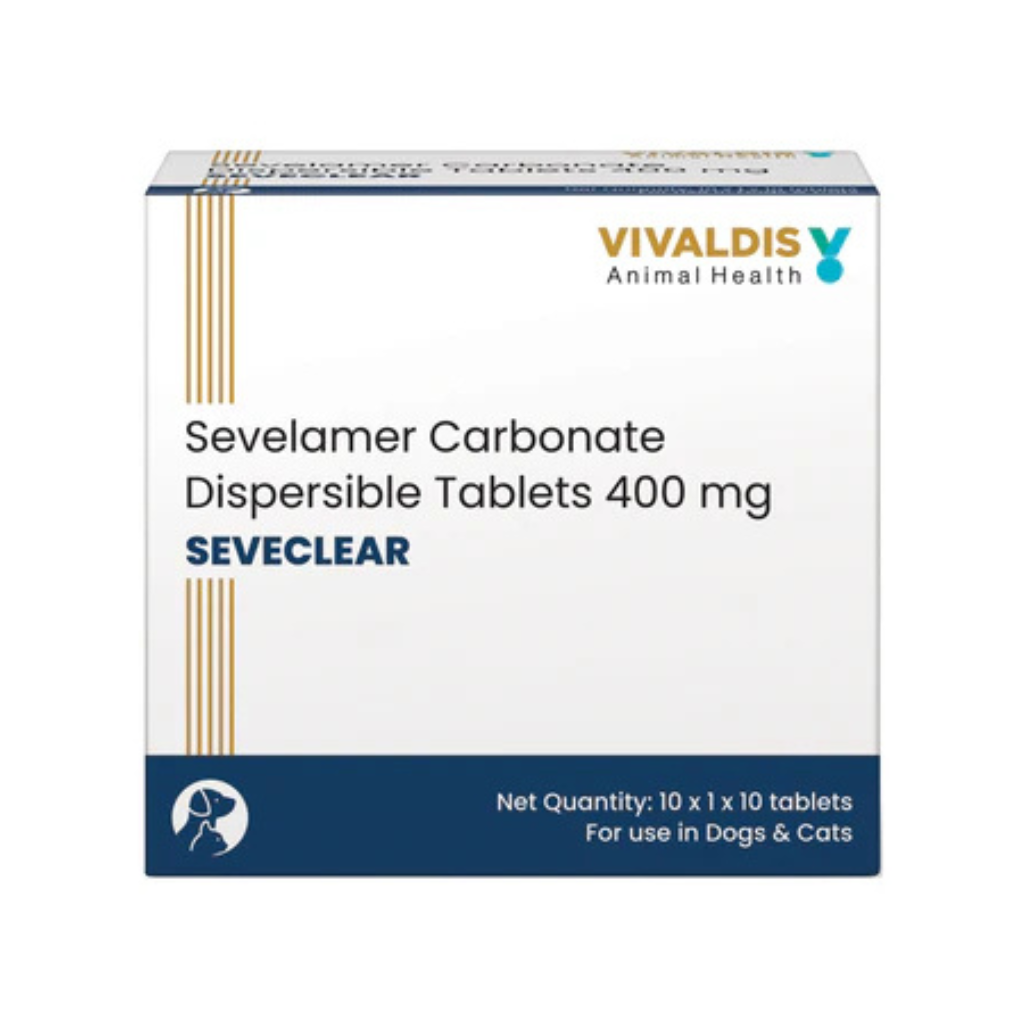 Vivaldis Seveclear 400mg Tablet for Dogs and Cats, 10 Tablets - Animeal