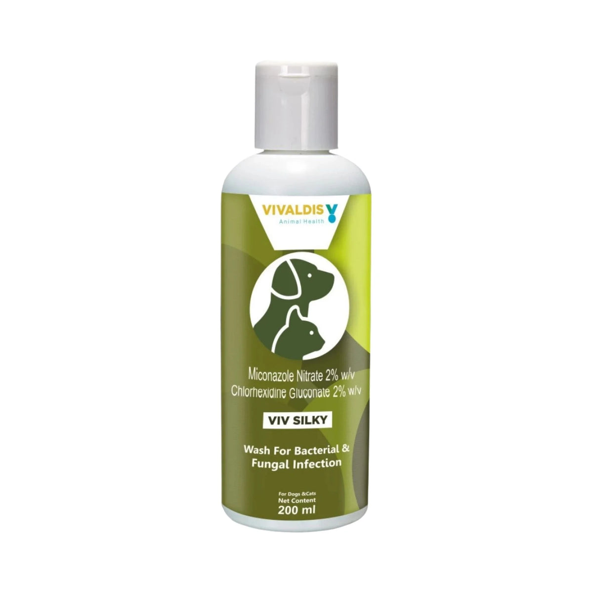 Vivaldis Viv Silky Medicated Shampoo for Dogs & Cats 200ml - Animeal