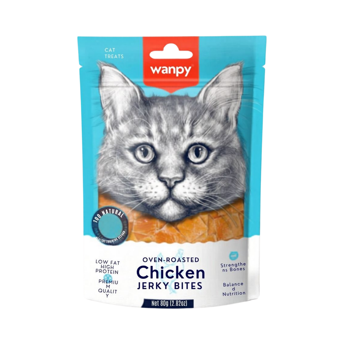 WANPY CHICKEN JERKY BITES TREAT - Animeal