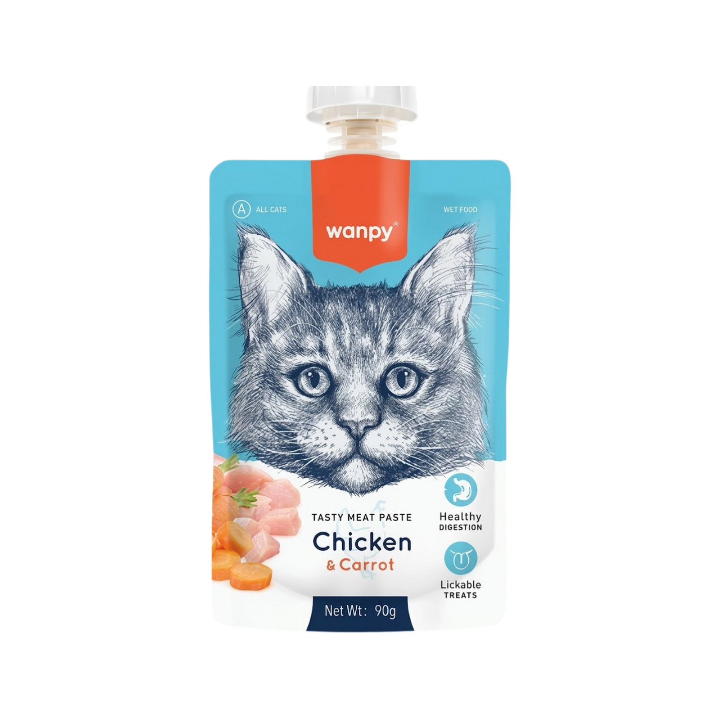 WANPY TASTY CAT TUNA AND CHIC & CARROT GRAVY - Animeal