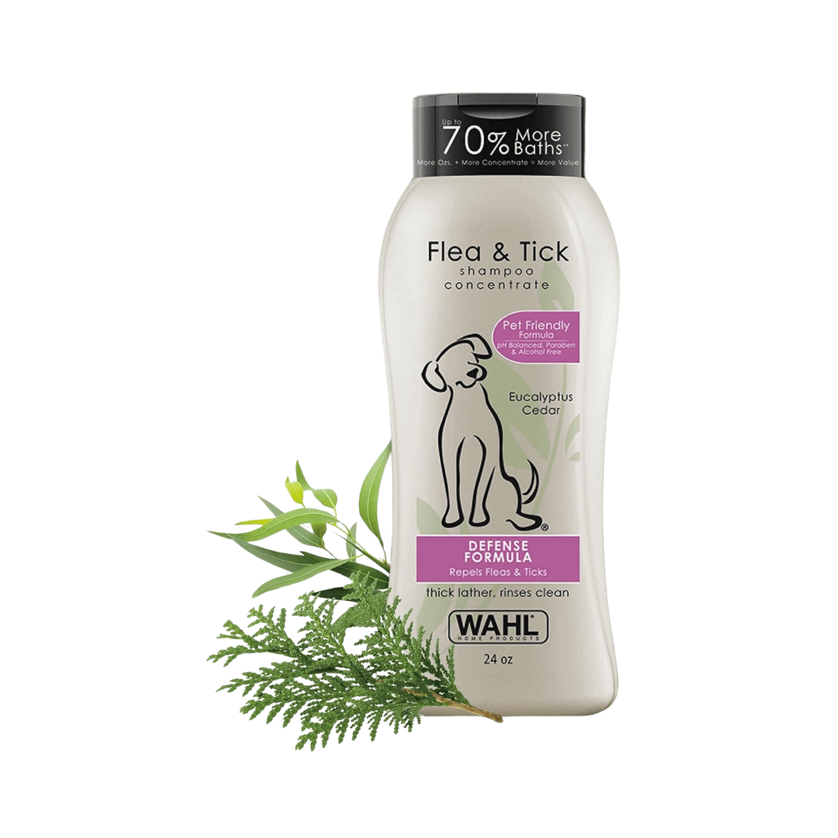 Wahl Flea & Tick Dog Shampoo 710ml - Animeal