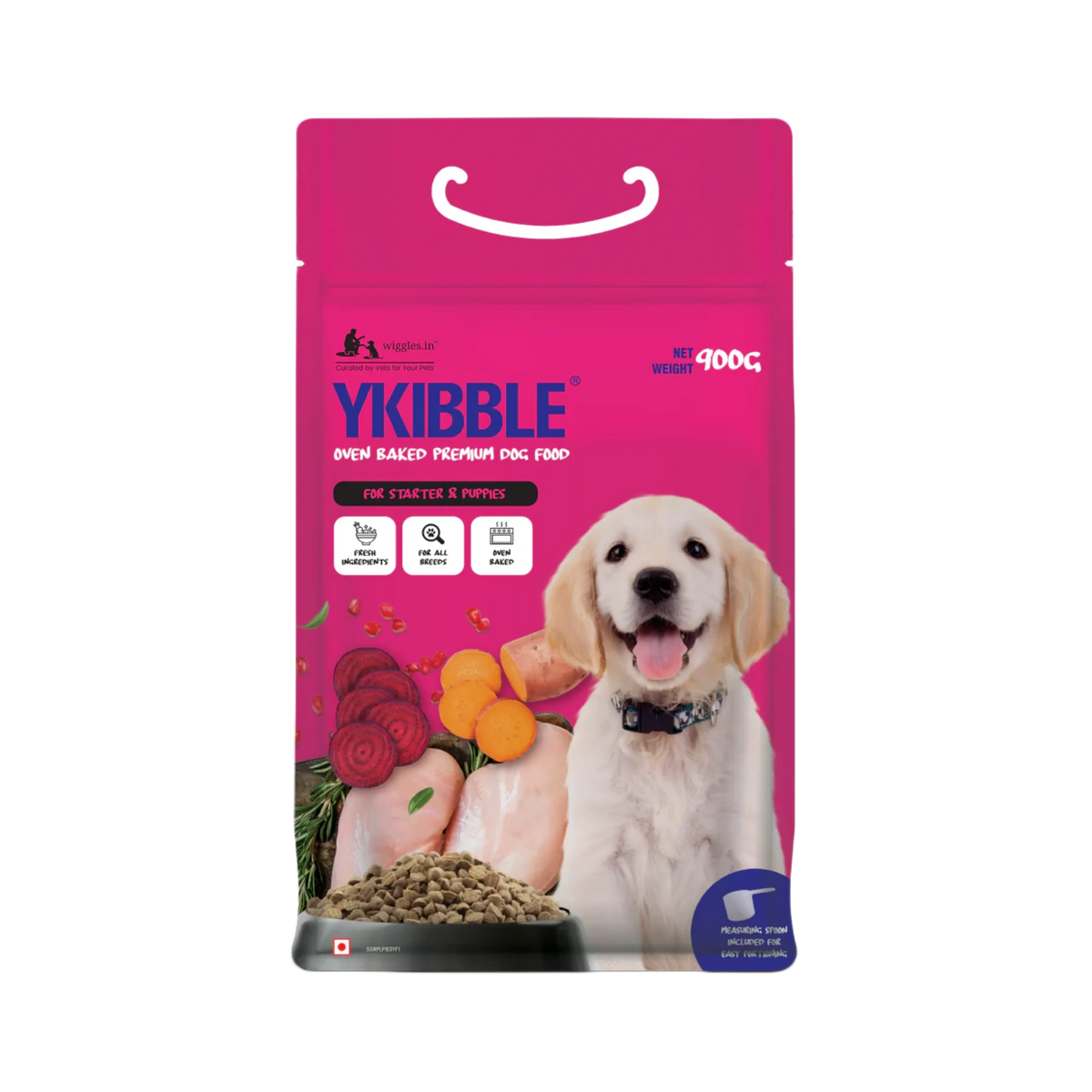 Wiggles Ykibble Puppy Dry Dog Food, 2.8kg - Animeal