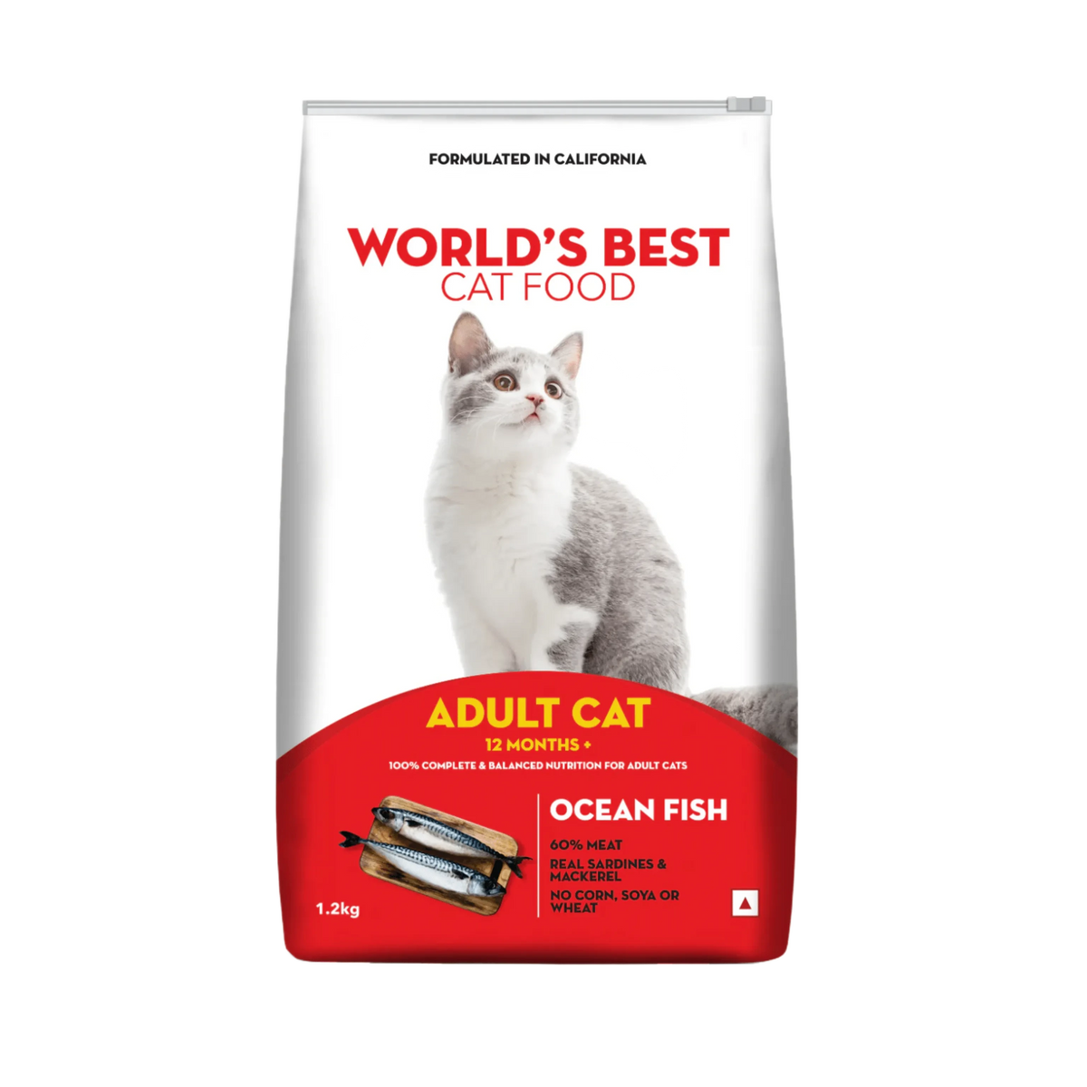 World's Best Adult Dry Cat Food, 1.2kg - Animeal