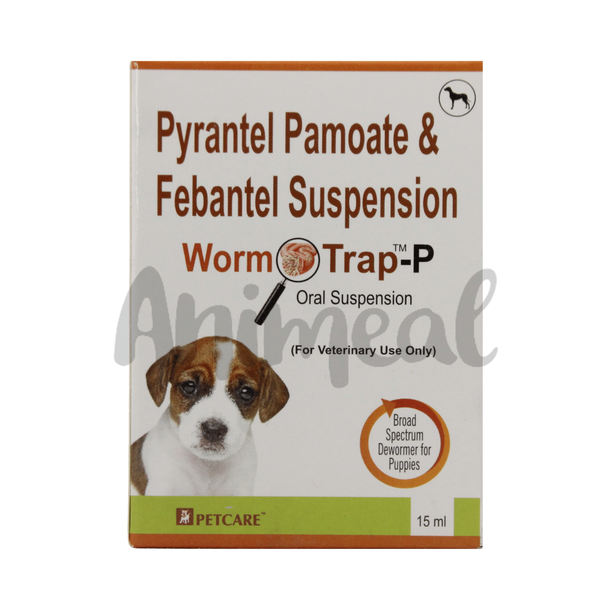 Worm Trap Syrup for Dogs and Cats, 15ml - Animeal