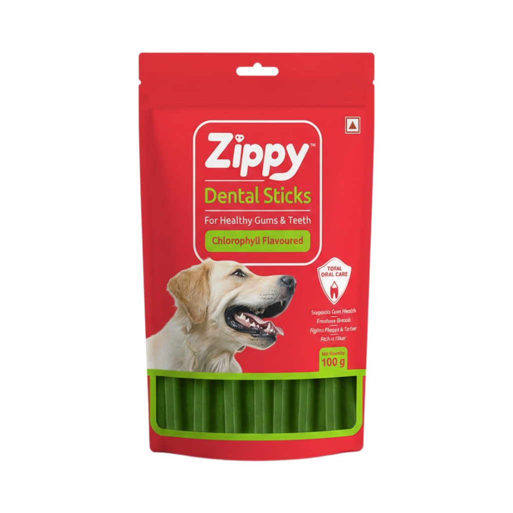 ZIPPY DENTAL STICK CHLOROPHYLL FLAVOUR - Animeal