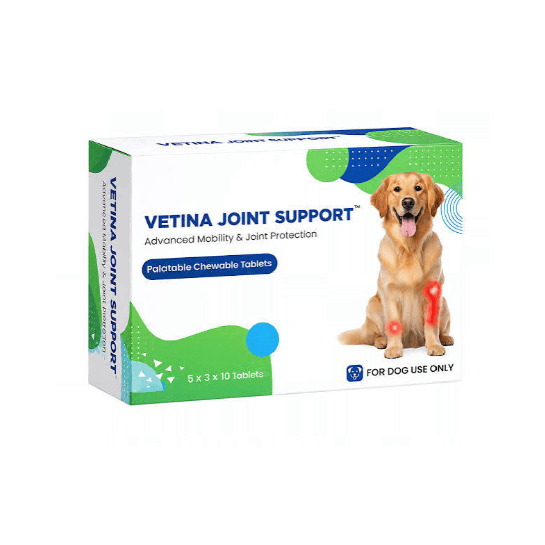Vetina Joint Support Tablets for Dogs, 10 Tablets
