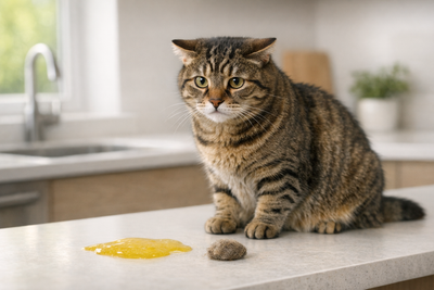 Cat Vomiting Explained: Yellow Liquid, White Foam & Hairballs – What’s Normal and What’s Not