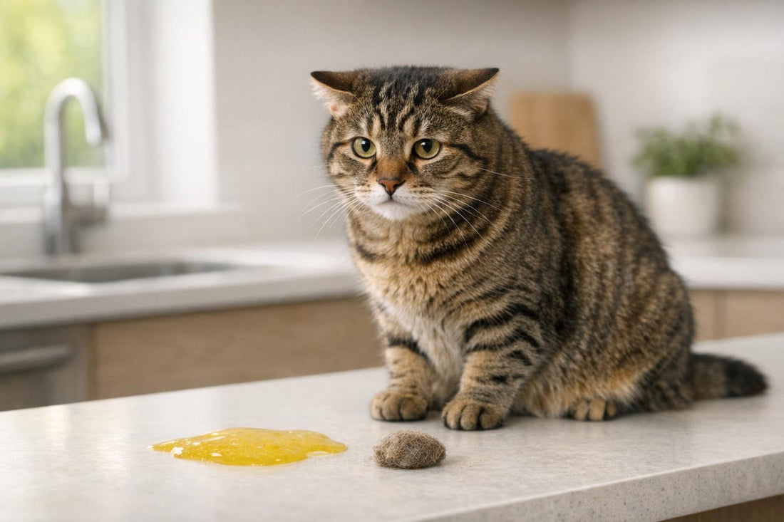 Cat Vomiting Explained: Yellow Liquid, White Foam & Hairballs – What’s Normal and What’s Not
