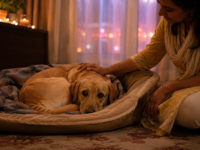 Firework Anxiety in Dogs: Keeping Your Dog Calm During Diwali