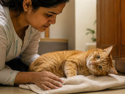 Vestibular Disease in Cats: Head Tilt, Falling, and Eye Flicking — What It Means