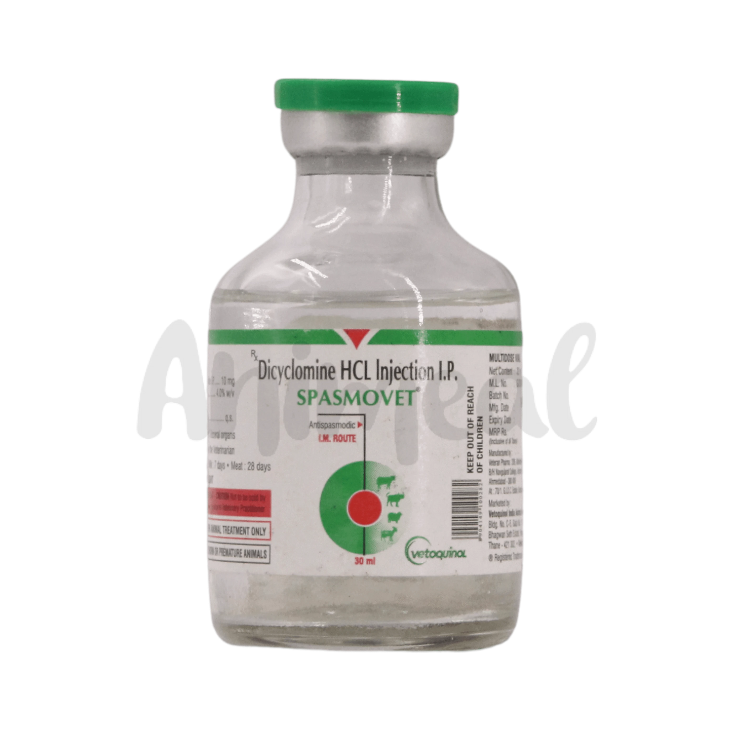 SPASMOVET INJ - Animeal