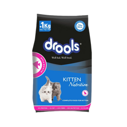 DROOLS CAT KITTEN OCEAN FISH DRY FOOD (S) - Animeal