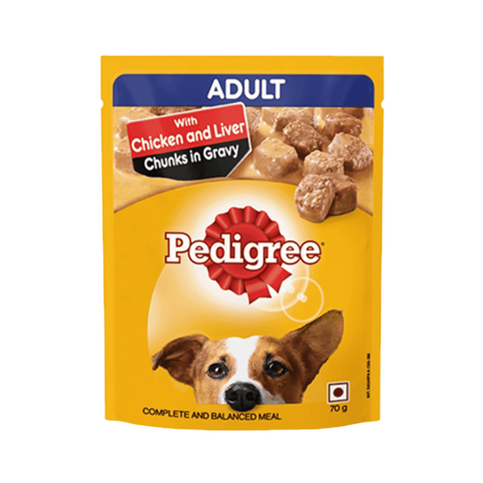 PEDIGREE ADULT CHIC & LIV JELLY FOOD - Animeal