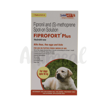 FIPROFORT PLUS (0-10KG) DOG SPOT ON - Animeal