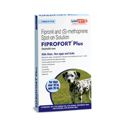 FIPROFORT PLUS (10-20KG) DOG SPOT ON - Animeal