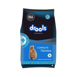 DROOLS CAT OCEAN FISH DRY FOOD (M) - Animeal