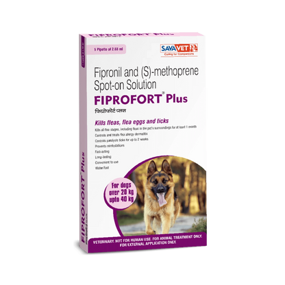 FIPROFORT PLUS (20-40KG) DOG SPOT ON 2.68ML