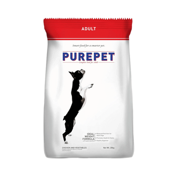 PUREPET ADULT CHIC & VEG DRY FOOD (L) 8.5KG