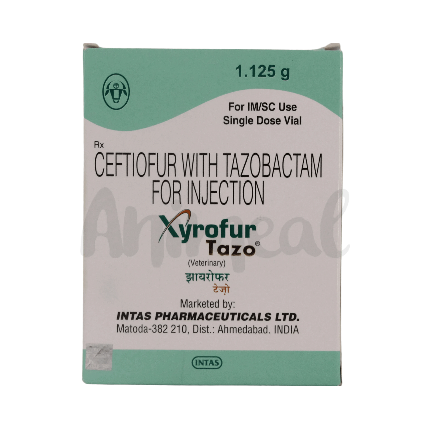 XYROFUR TAZO INJ 1.125GM