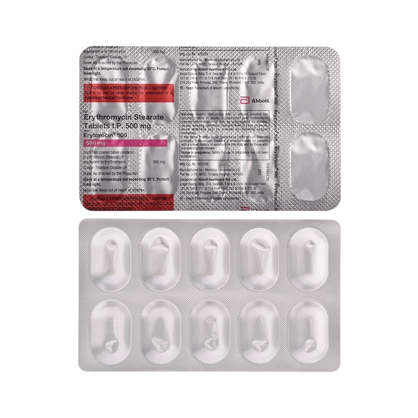 ERYTHROCIN-500MG TABLET