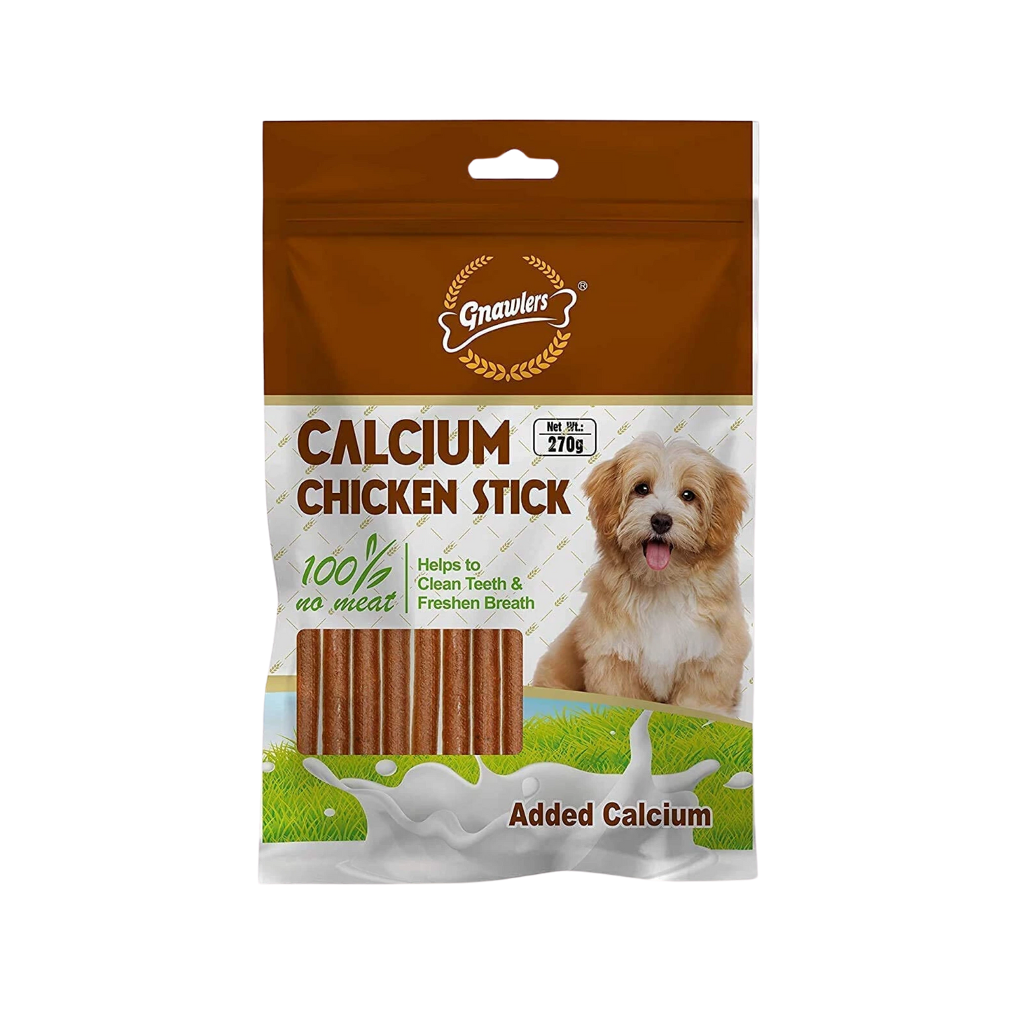 GNAWLERS CALCIUM CHICKEN STICK - Animeal