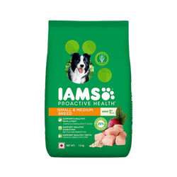 IAMS ADULT SMALL & MEDIUM BREED DRY FOOD (M) 3KG