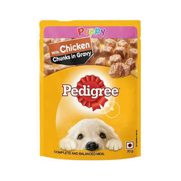 PEDIGREE PUPPY CHICK CHUNKS GRAVY - Animeal