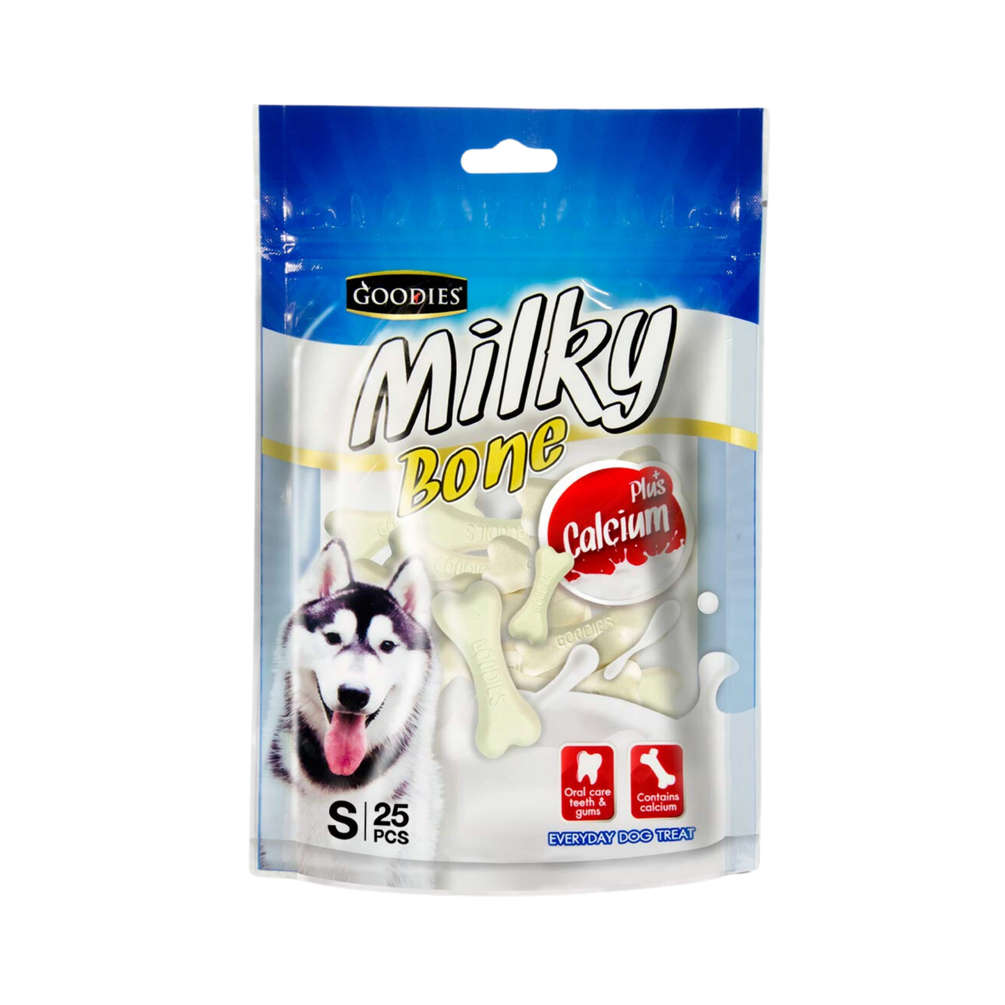 GOODIES MILKY BONE (M) 25PCS