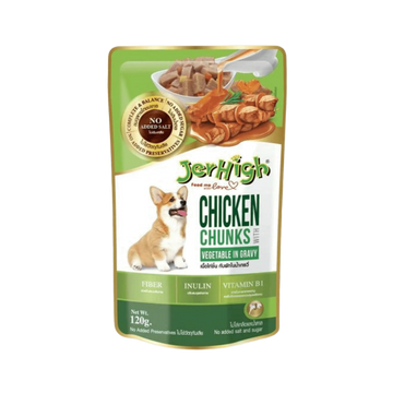 JERHIGH CHIC & VEG GRAVY 120GM