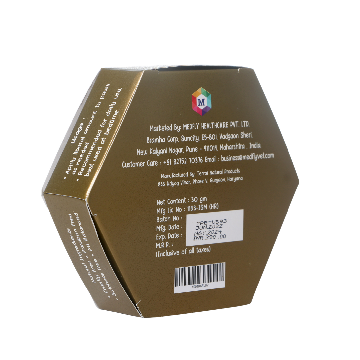 Paw Balm for Dogs & Cats - 30 gram (Pack of 2)